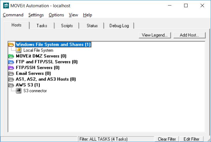Moveit automation localhost