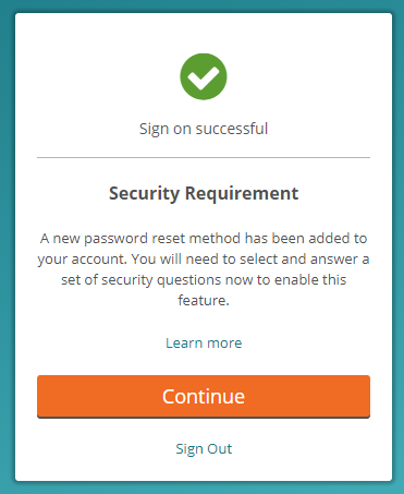 Security Requirement
