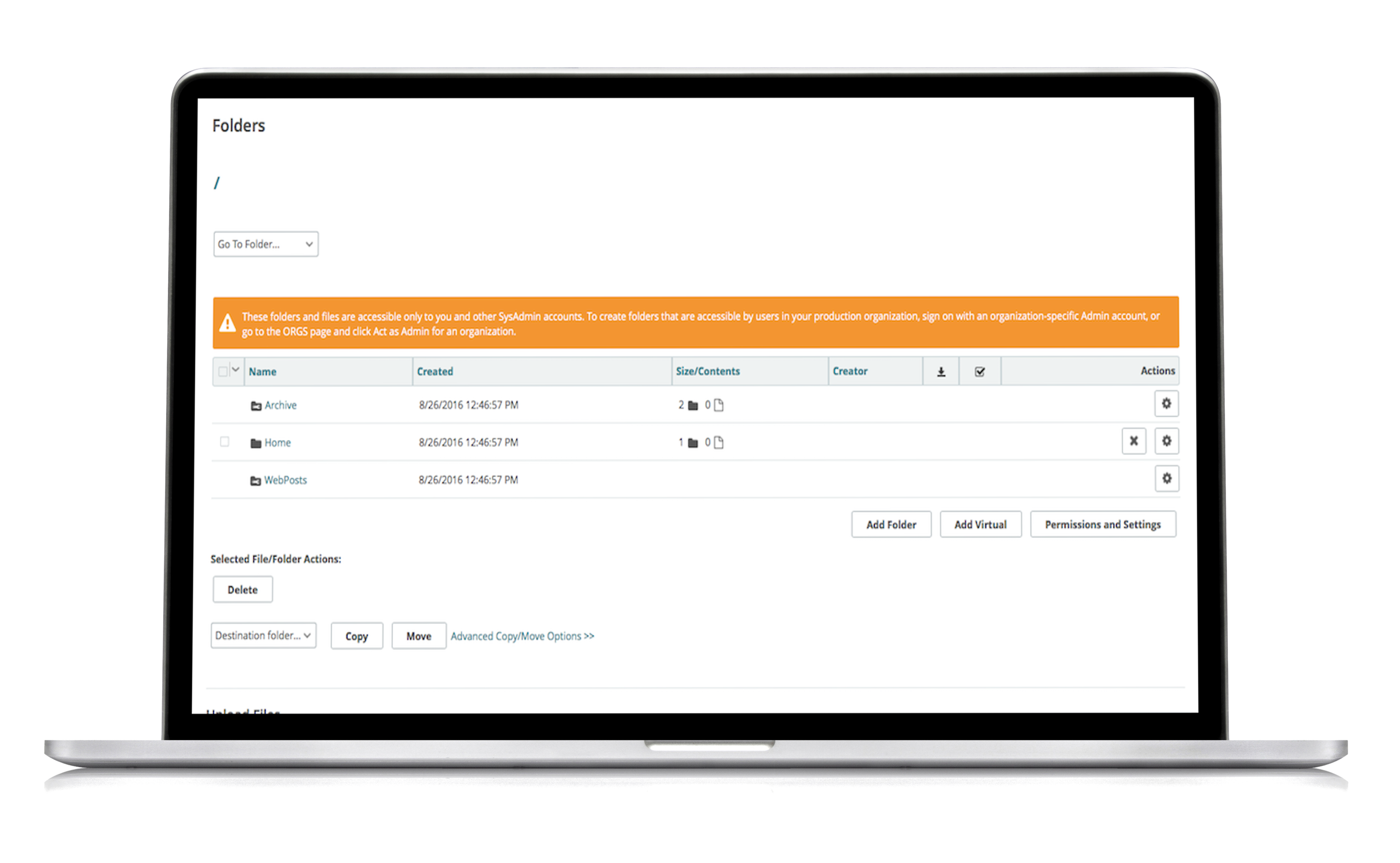 MOVEit Transfer secure files